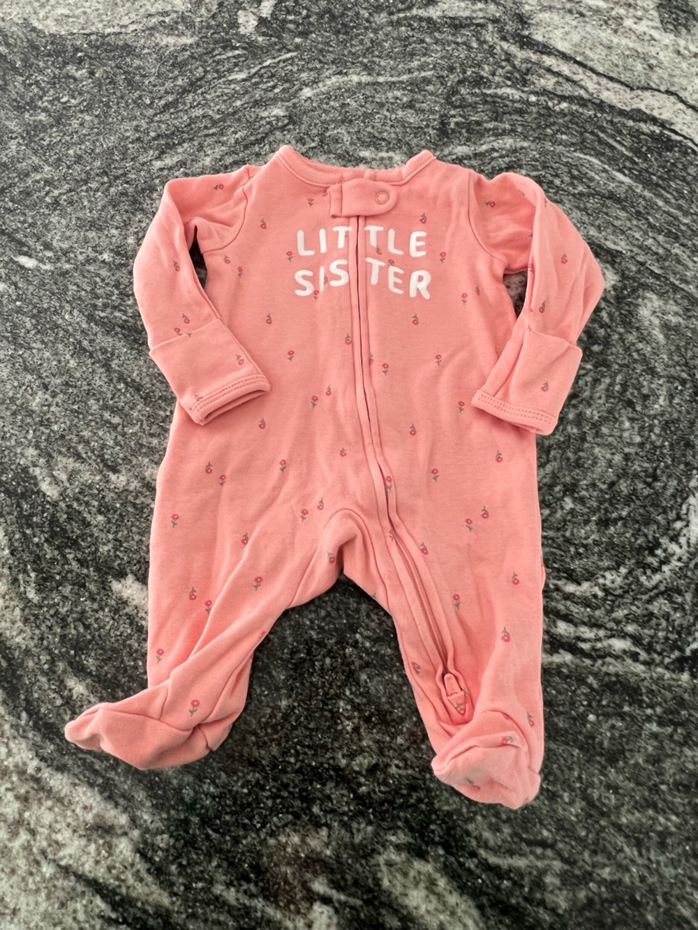 Carter's Coral Pink Baby Onesie